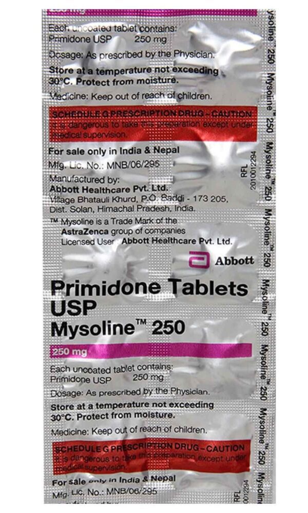 Mysoline Mysoline (Primidone) | PharmaServe