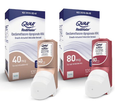 Qvar RediHaler(Beclomethasone)(Product Image)