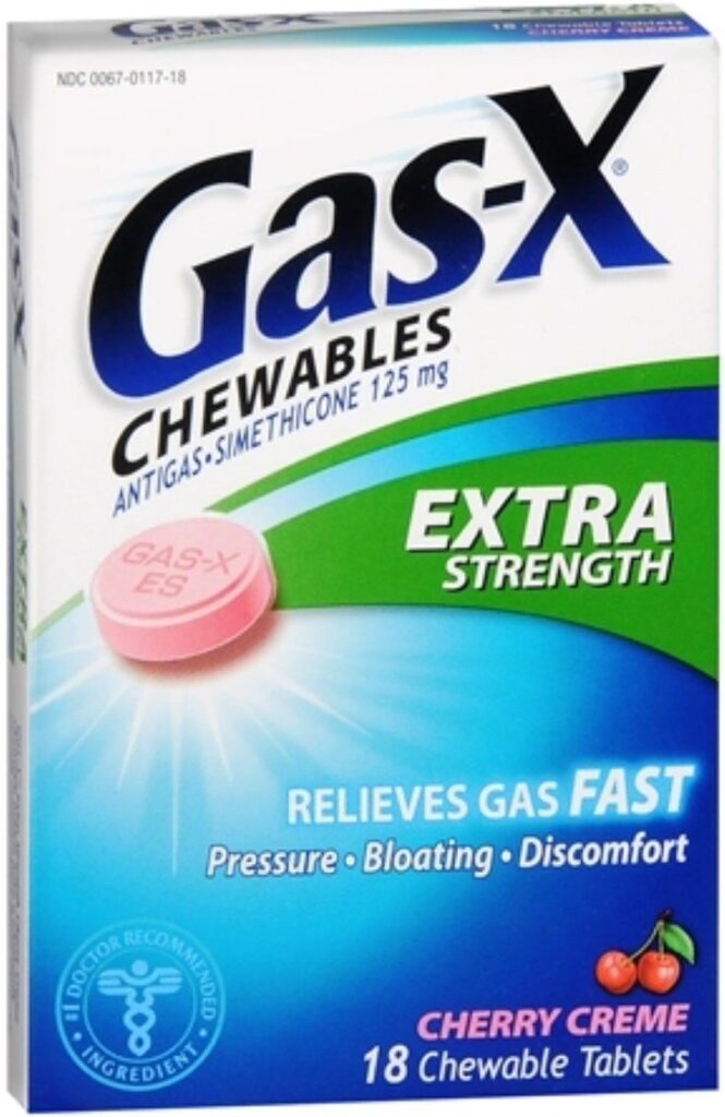 GasX Extra Strength Chewable Tablets (Simethicone) PharmaServe