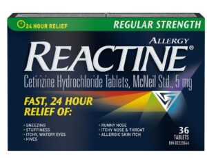 Reactine (Cetirizine Hydrochloride)