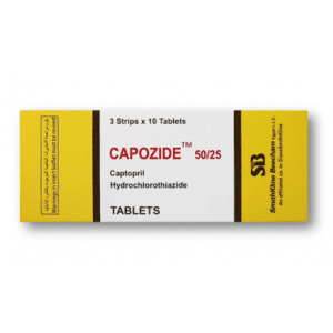 Capozide (Captopril/Hydrochlorothiazide)