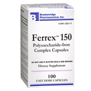 Ferrex 150 (Iron polysaccharide complex)