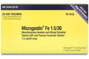 Microgestin 21 (Norethindrone Acetate/Ethinyl Estradiol)