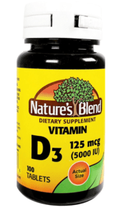 Nature’s Blend Vitamin D3 5000 IU