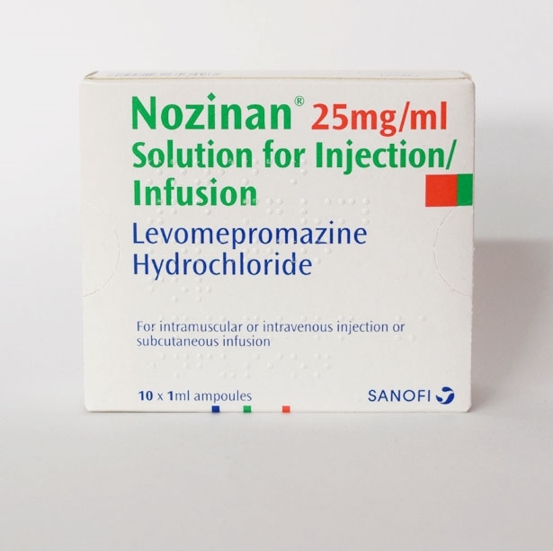 Nozinan Injection Levomepromazine Hydrochloride Product Image Nozinan Injection Levomepromazine Hydrochloride Product Image