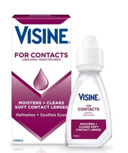 Visine Contact Lens Eye Drops (Hypromellose/Glycerin)